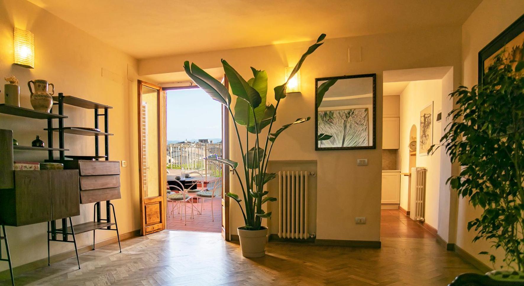 Appartamento Le Palme Con Terrazze In Centro San Gimignano Eksteriør billede