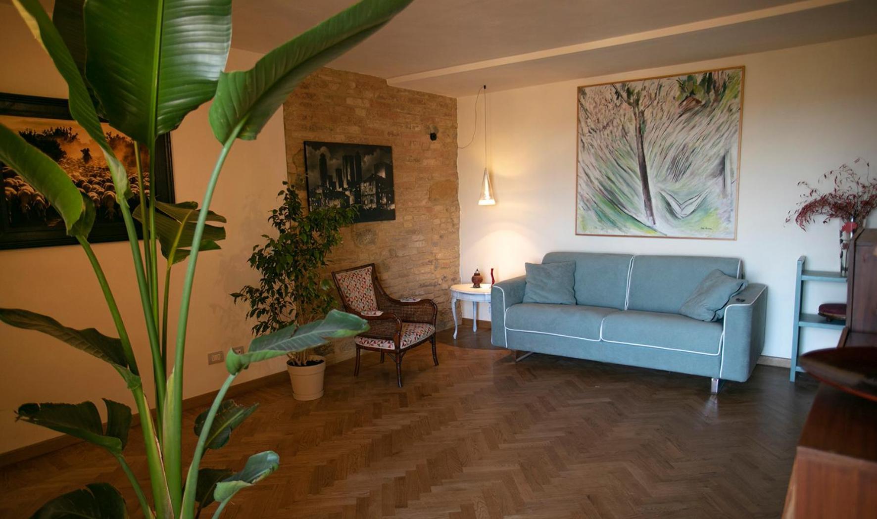 Appartamento Le Palme Con Terrazze In Centro San Gimignano Eksteriør billede